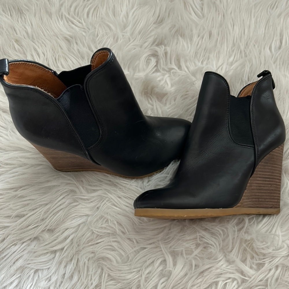 Coach leather bootie